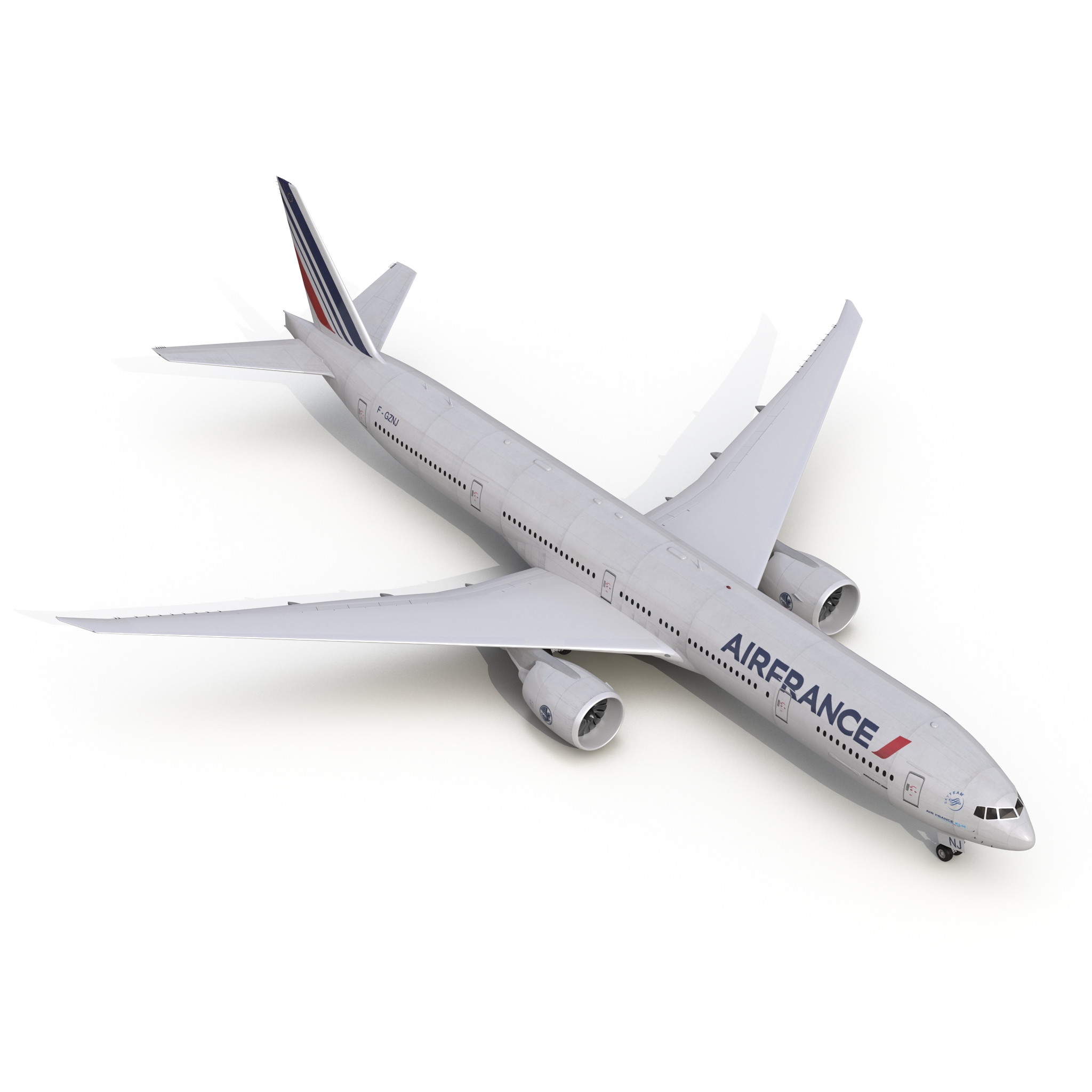 3D model Boeing 777 300 Air France