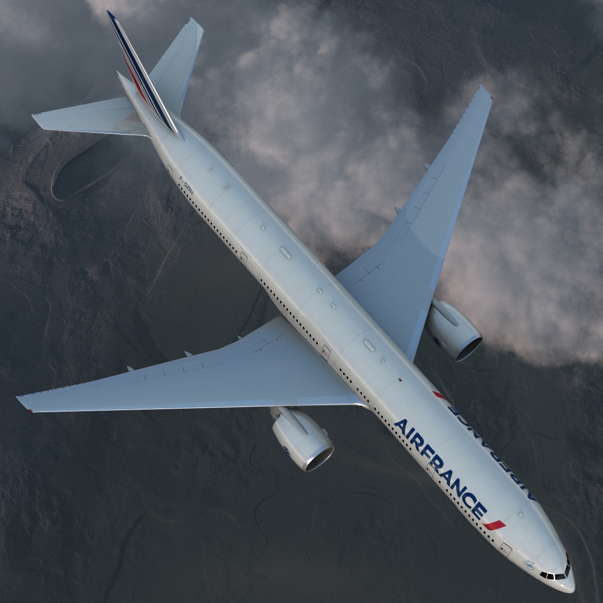 3D model Boeing 777 300 Air France