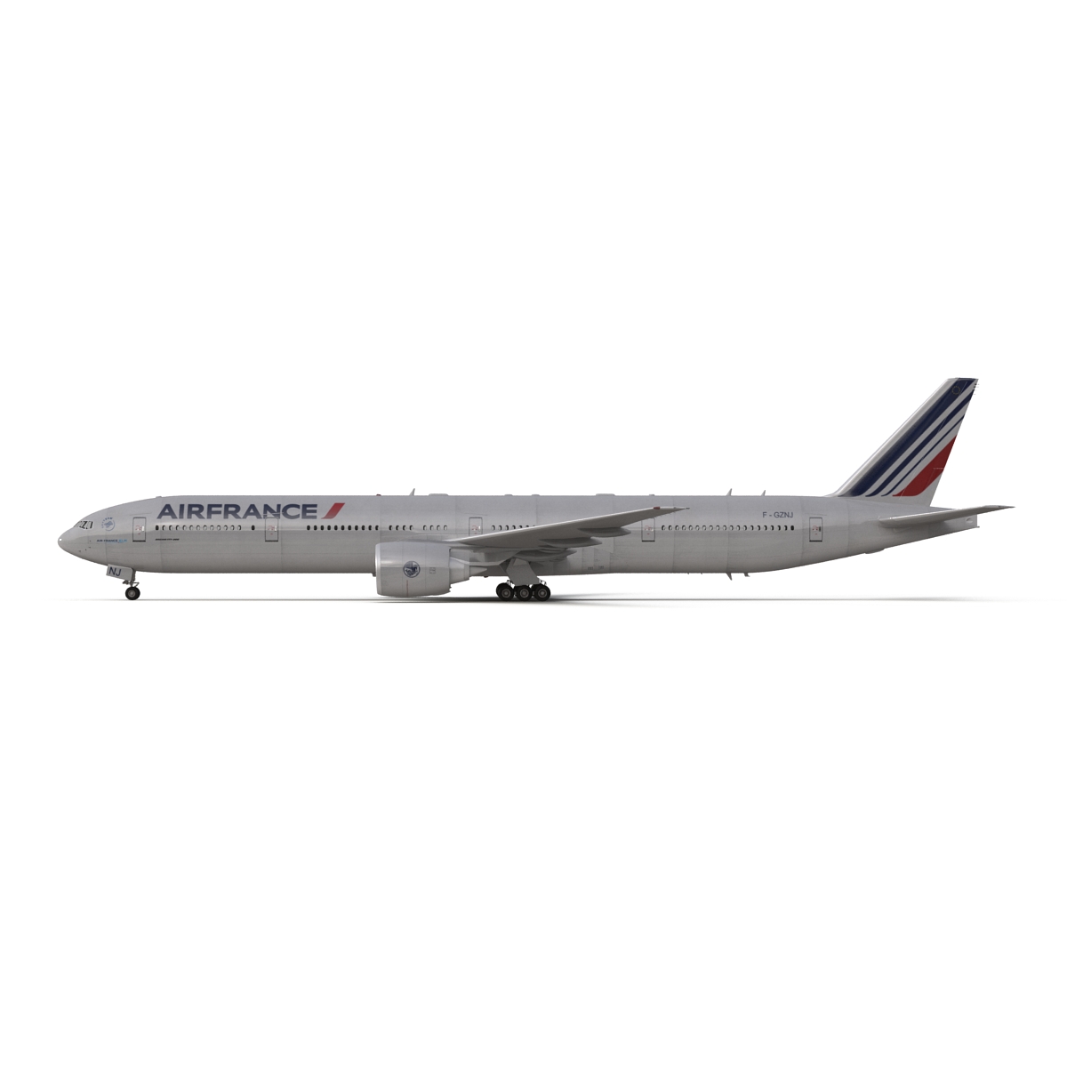 3D model Boeing 777 300 Air France