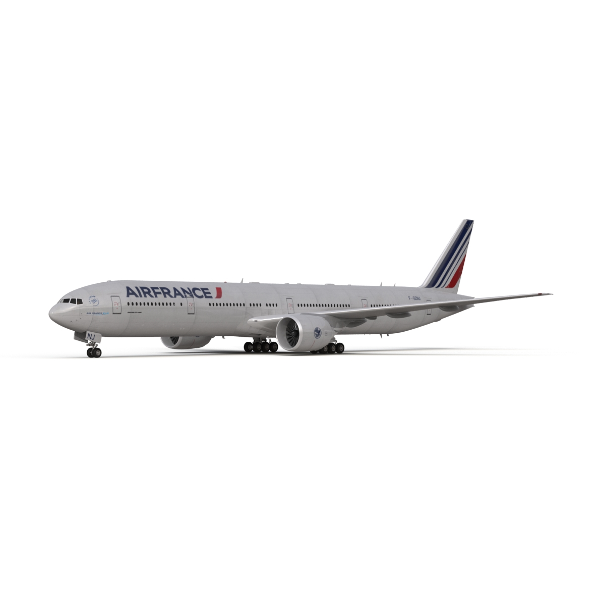 3D model Boeing 777 300 Air France