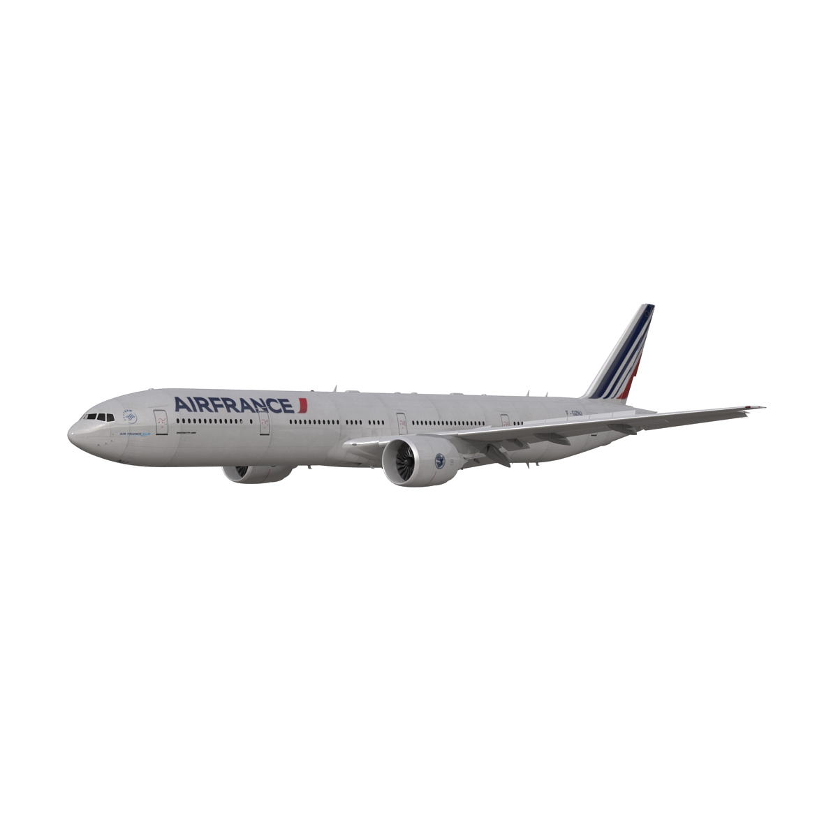 3D model Boeing 777 300 Air France