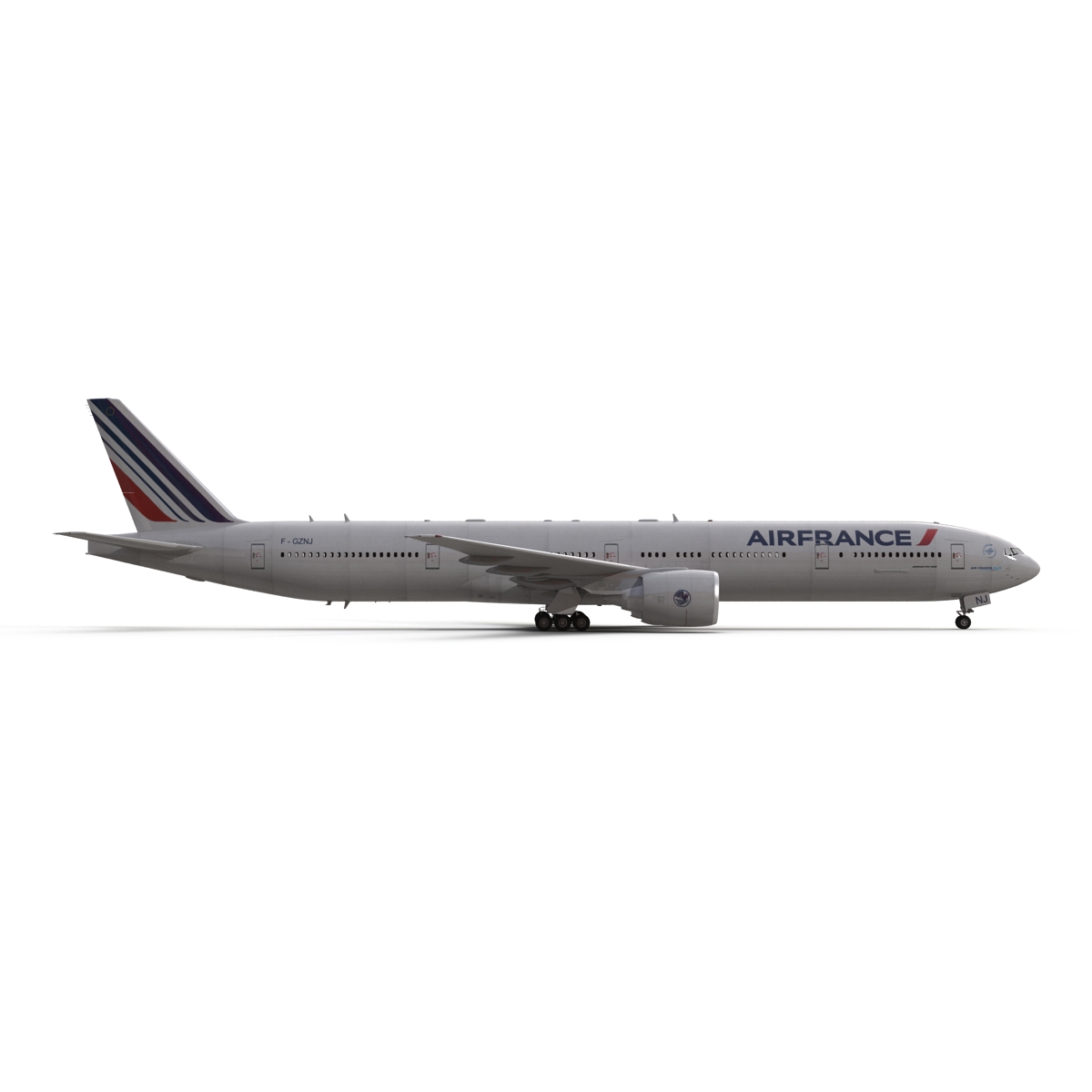 3D model Boeing 777 300 Air France