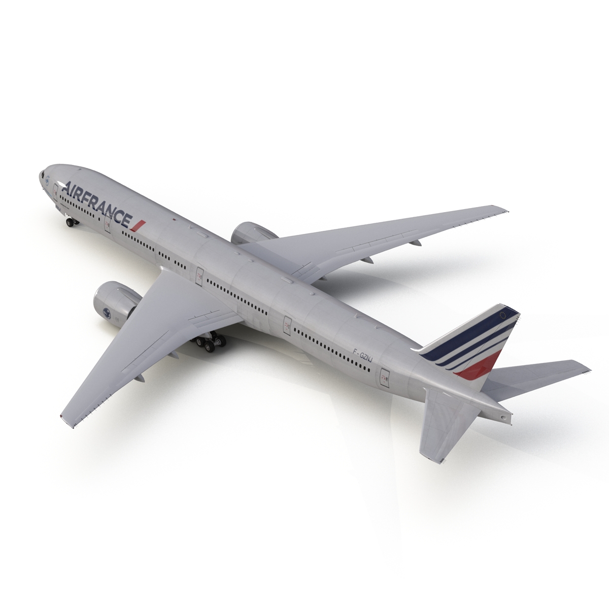 3D model Boeing 777 300 Air France