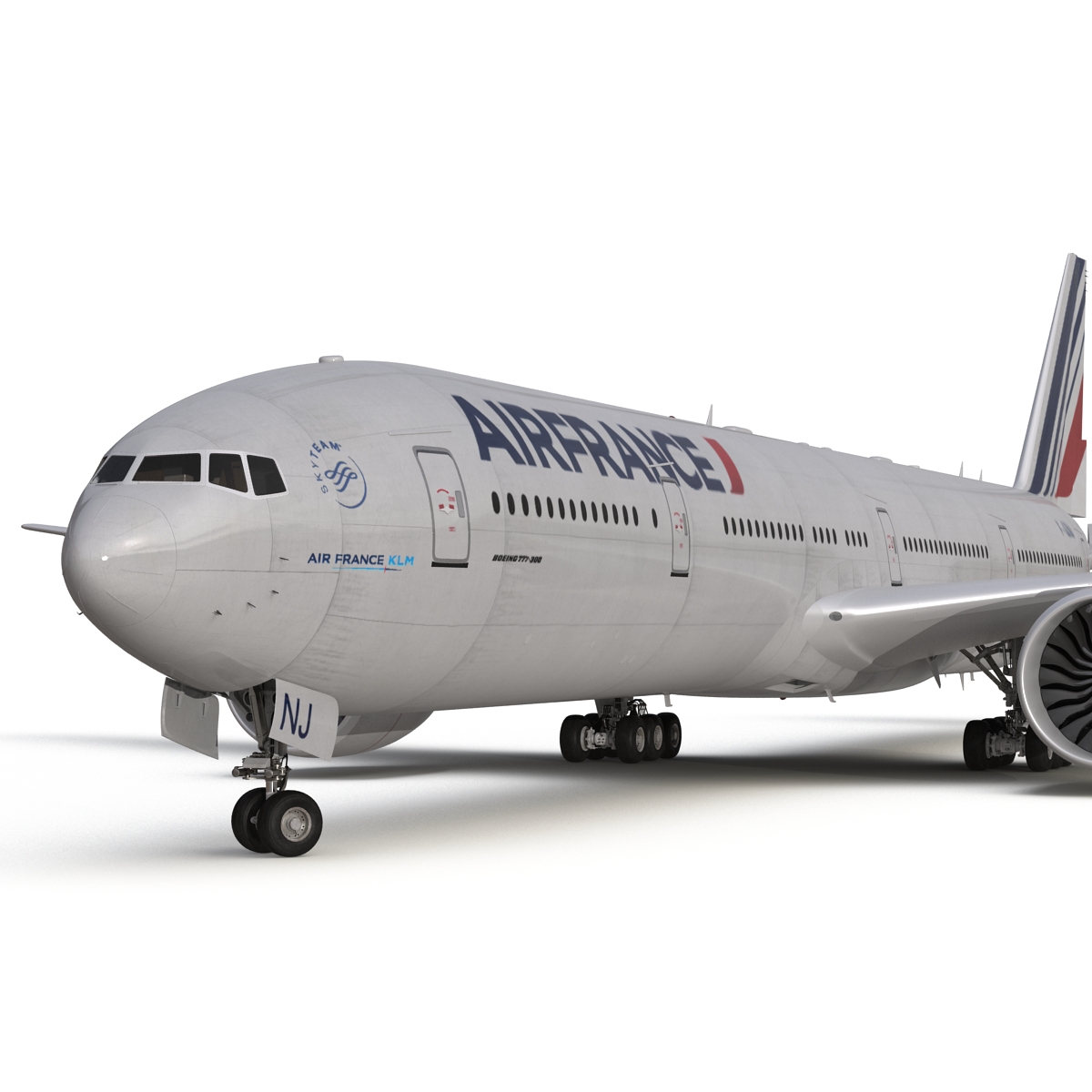 3D model Boeing 777 300 Air France