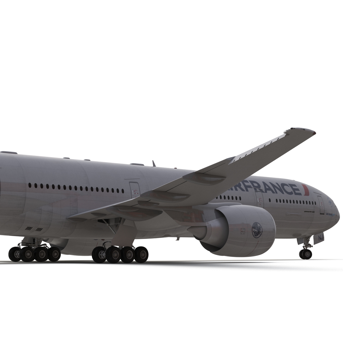 3D model Boeing 777 300 Air France