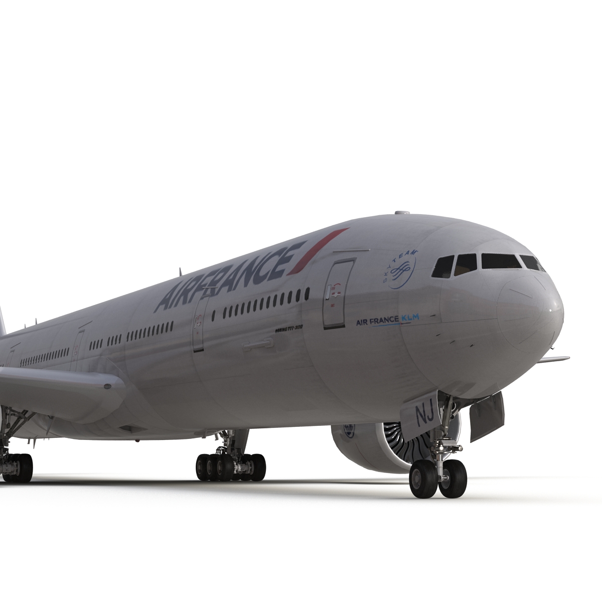 3D model Boeing 777 300 Air France