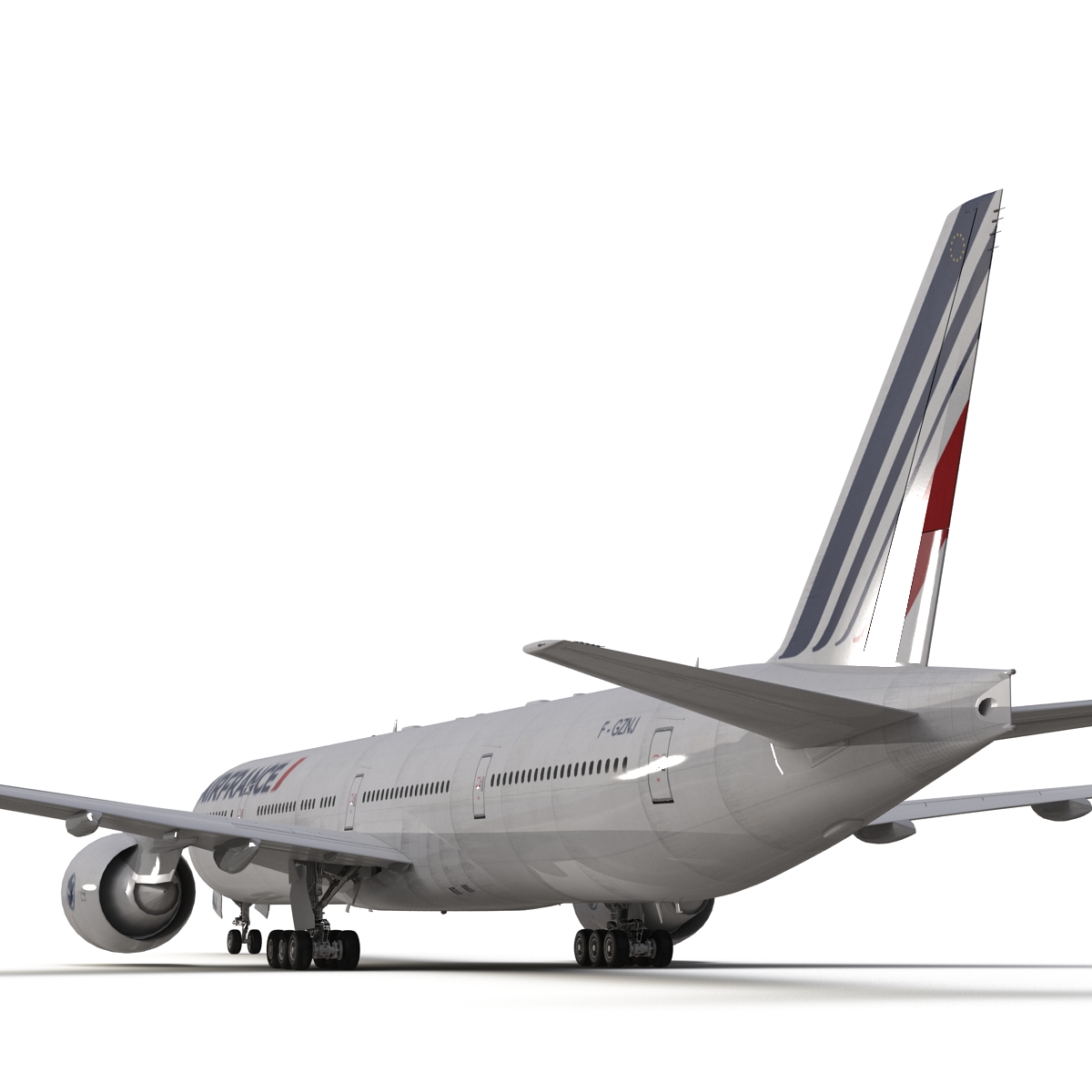 3D model Boeing 777 300 Air France