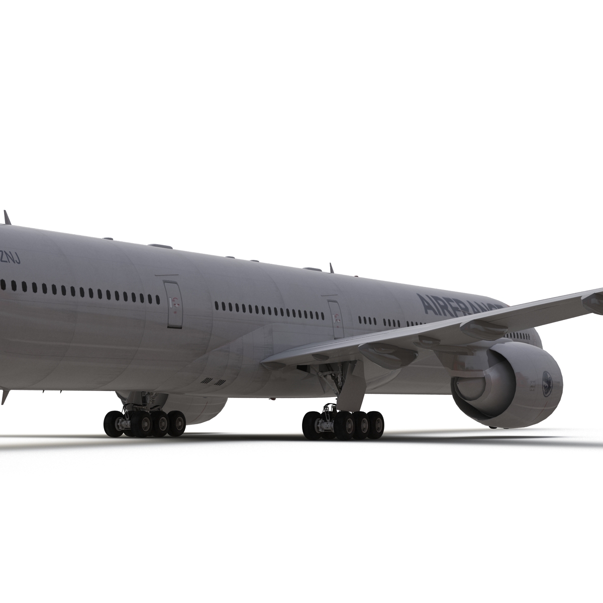 3D model Boeing 777 300 Air France