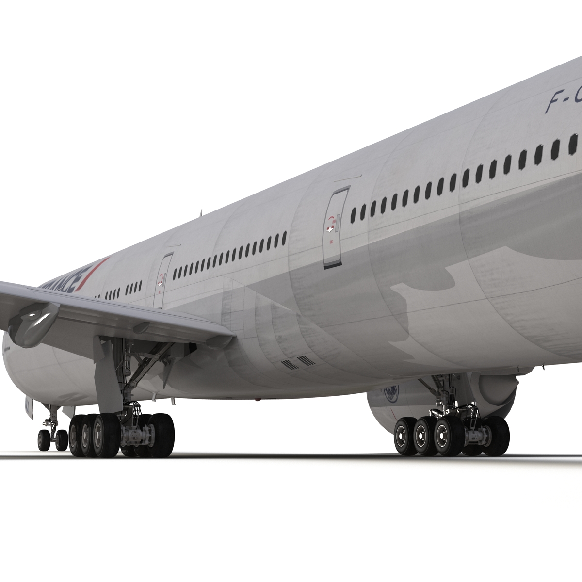 3D model Boeing 777 300 Air France