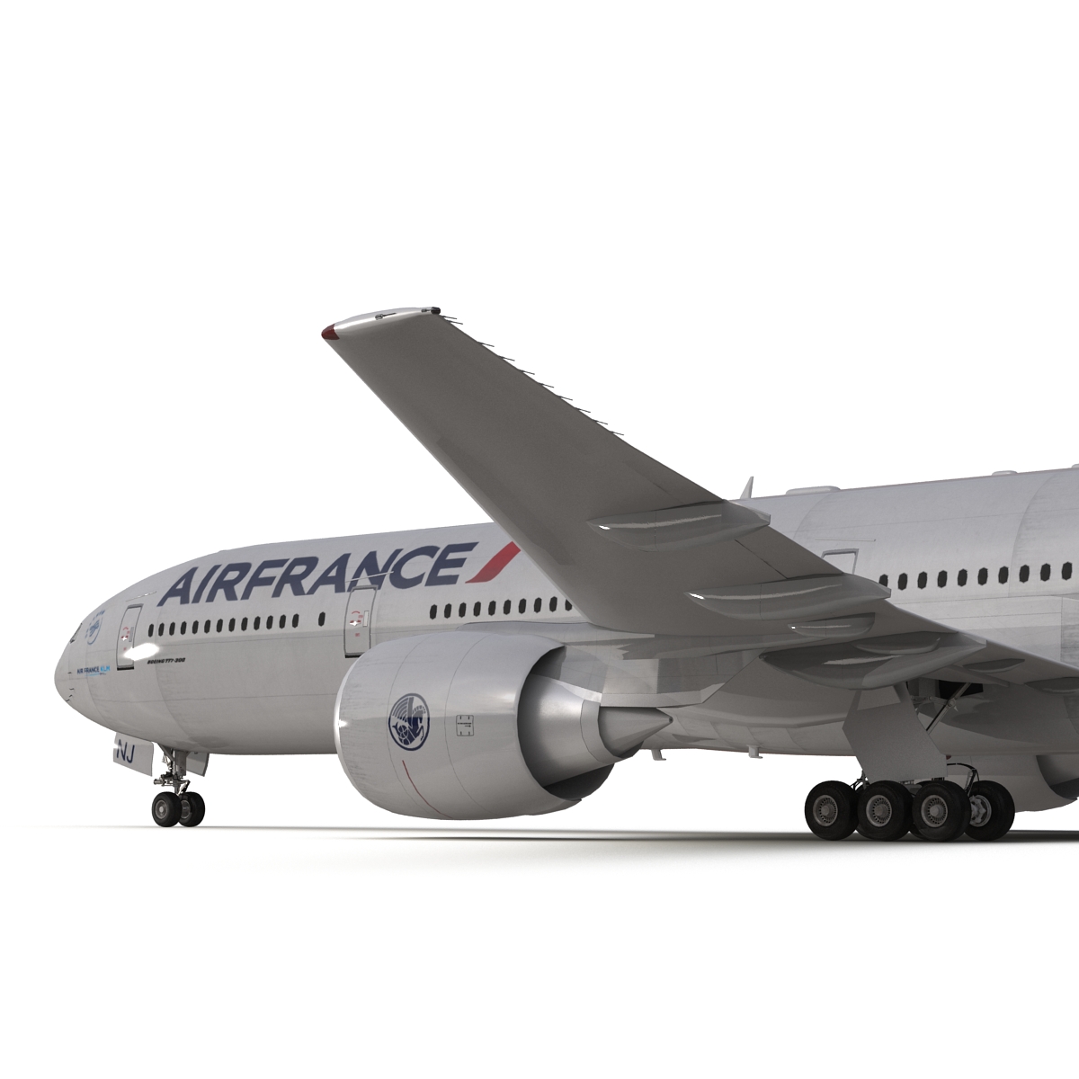 3D model Boeing 777 300 Air France