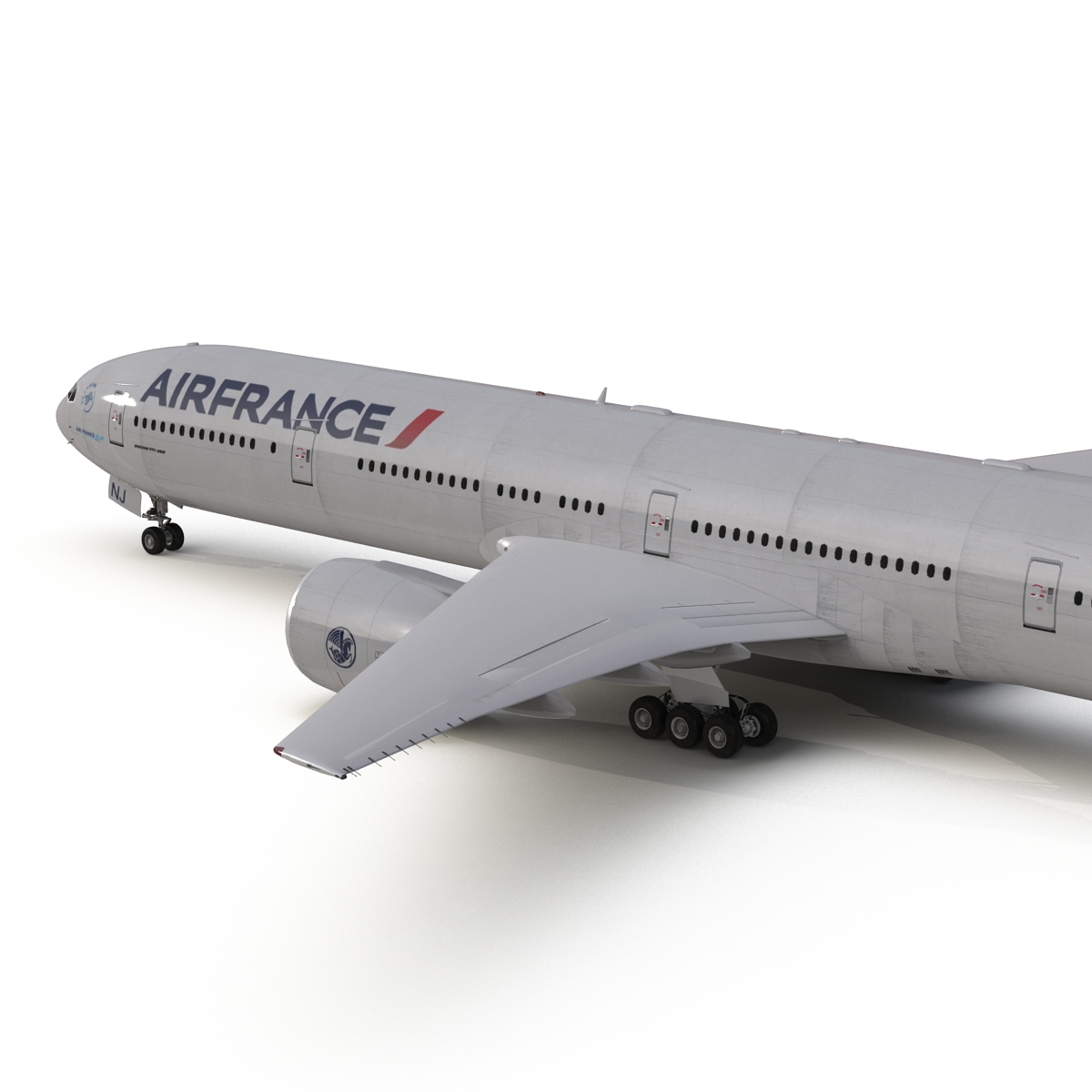 3D model Boeing 777 300 Air France