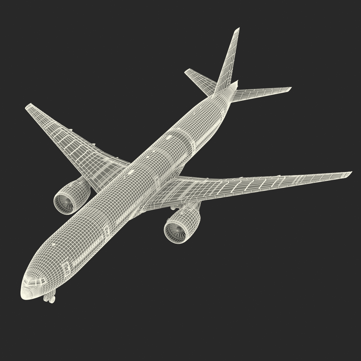 3D model Boeing 777 300 Air France