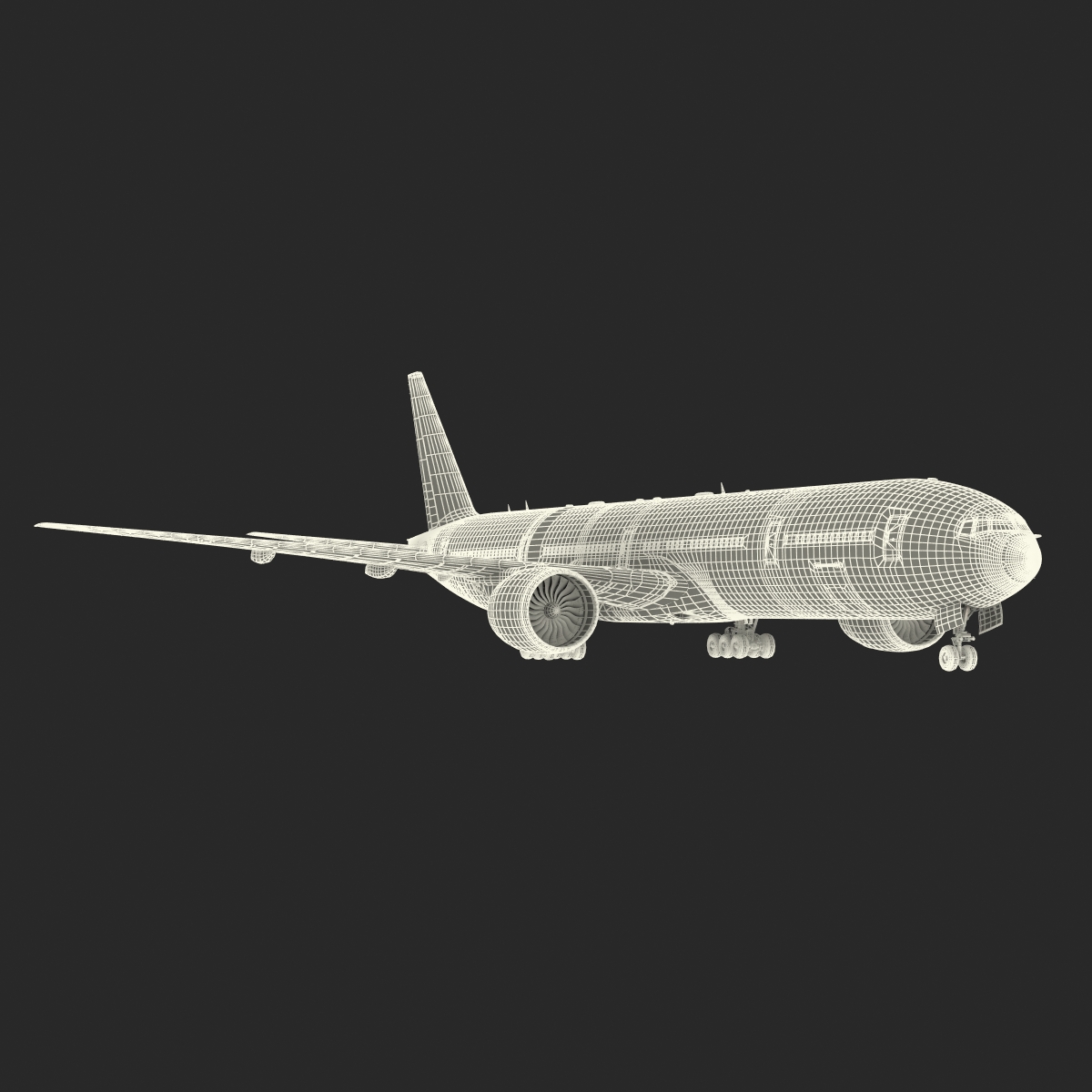 3D model Boeing 777 300 Air France