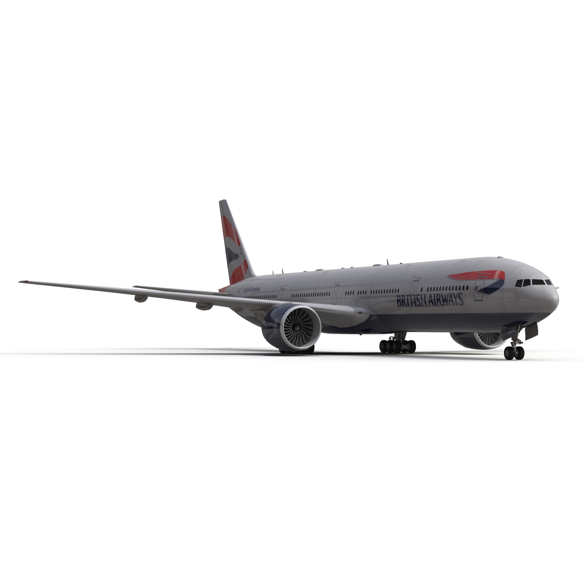 3D model Boeing 777 300 British Airways