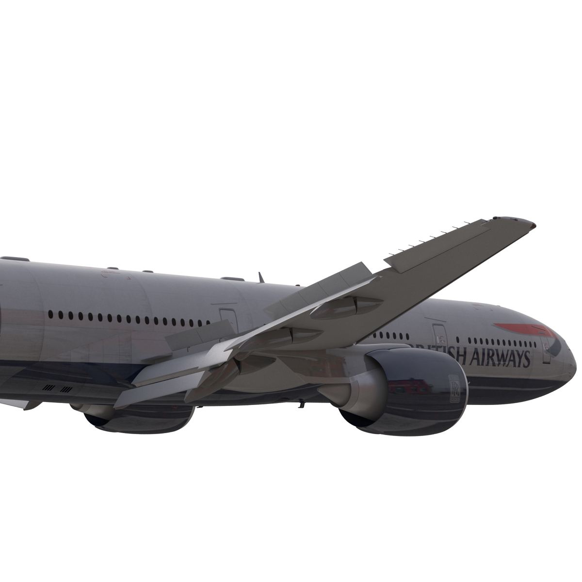 3D model Boeing 777 300 British Airways