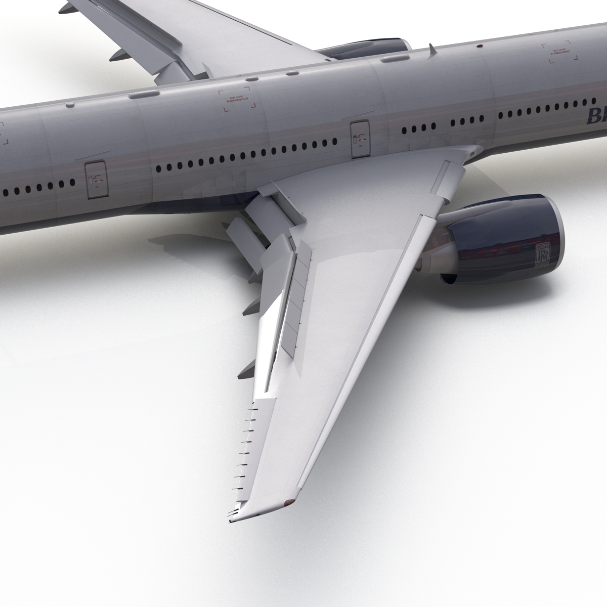 3D model Boeing 777 300 British Airways