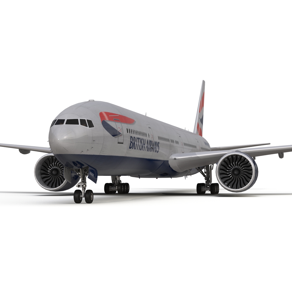 3D model Boeing 777 300 British Airways