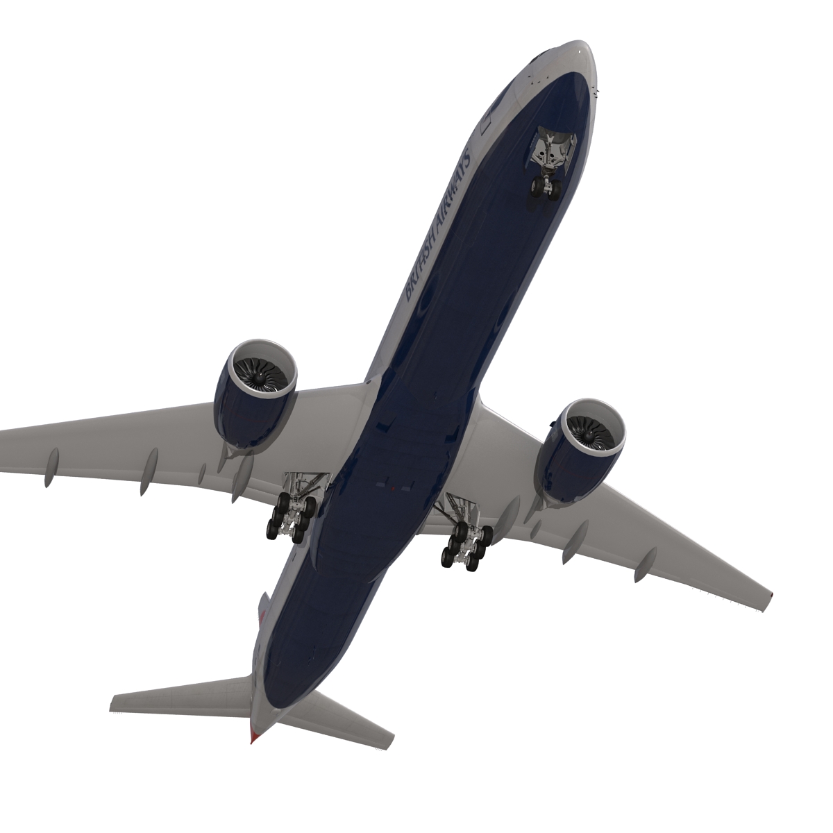 3D model Boeing 777 300 British Airways