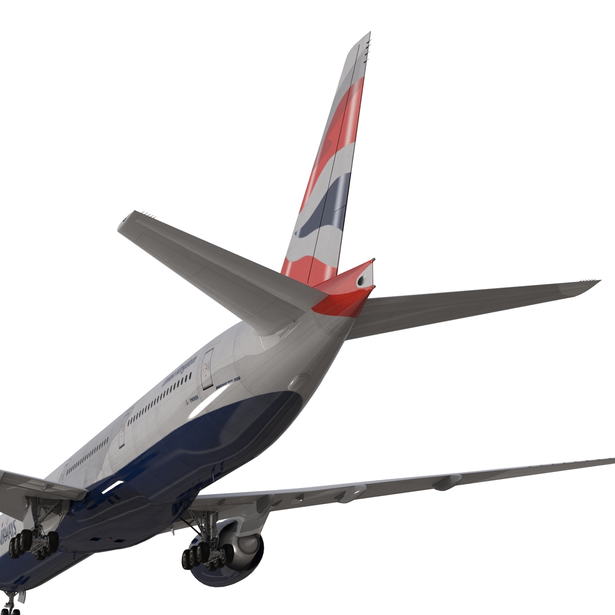 3D model Boeing 777 300 British Airways