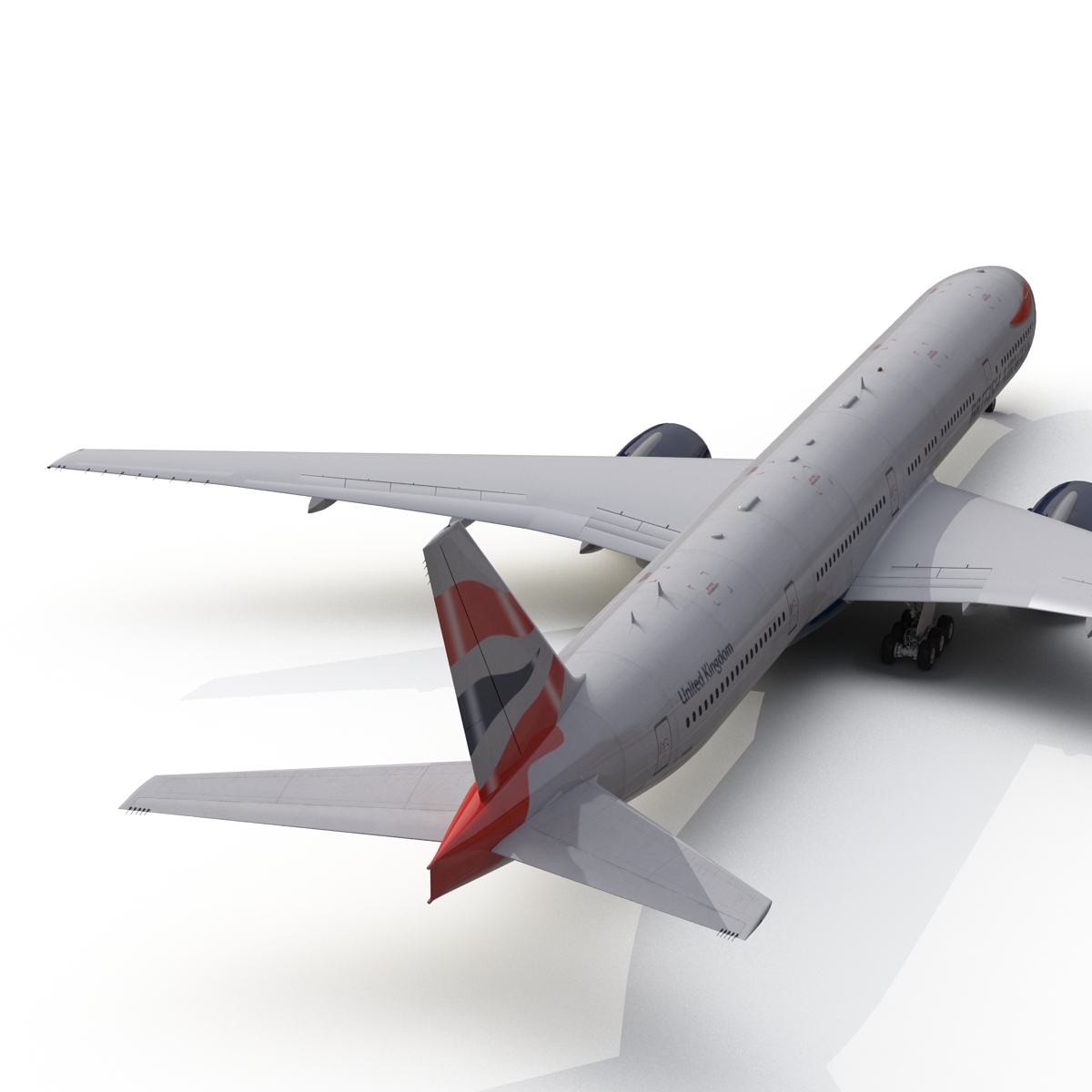 3D model Boeing 777 300 British Airways