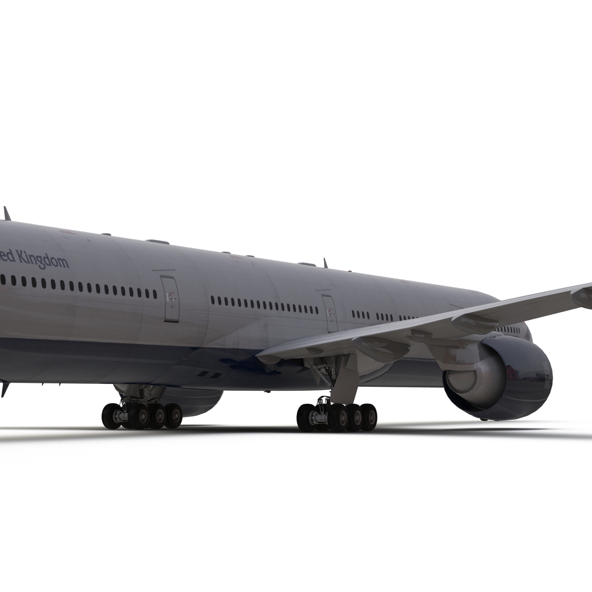 3D model Boeing 777 300 British Airways