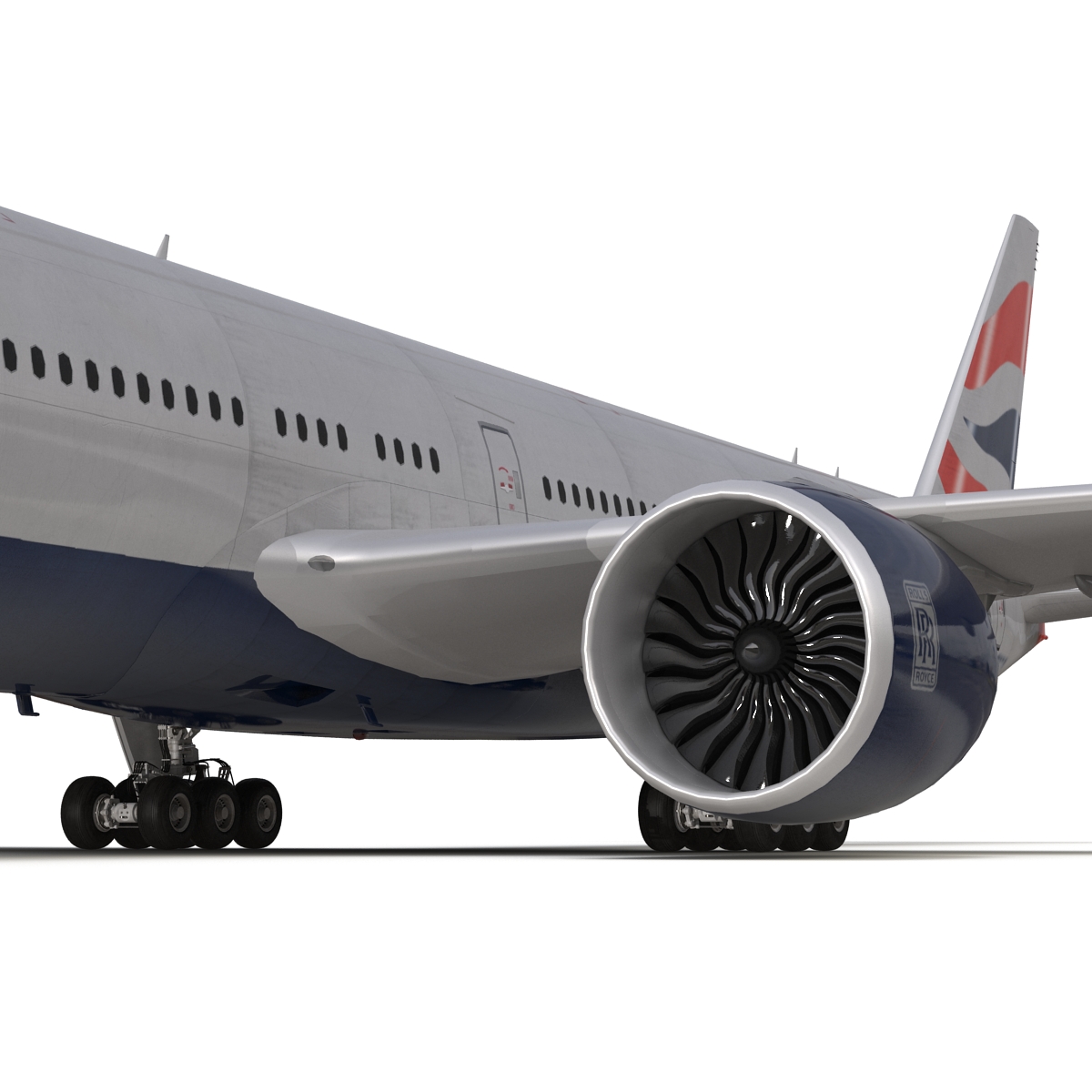 3D model Boeing 777 300 British Airways