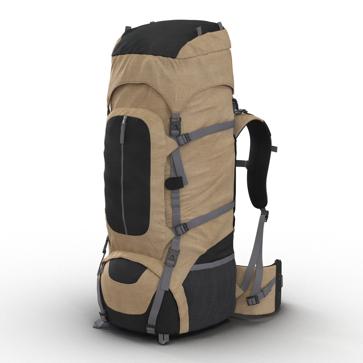 3D model Large Camping Backpack Generic