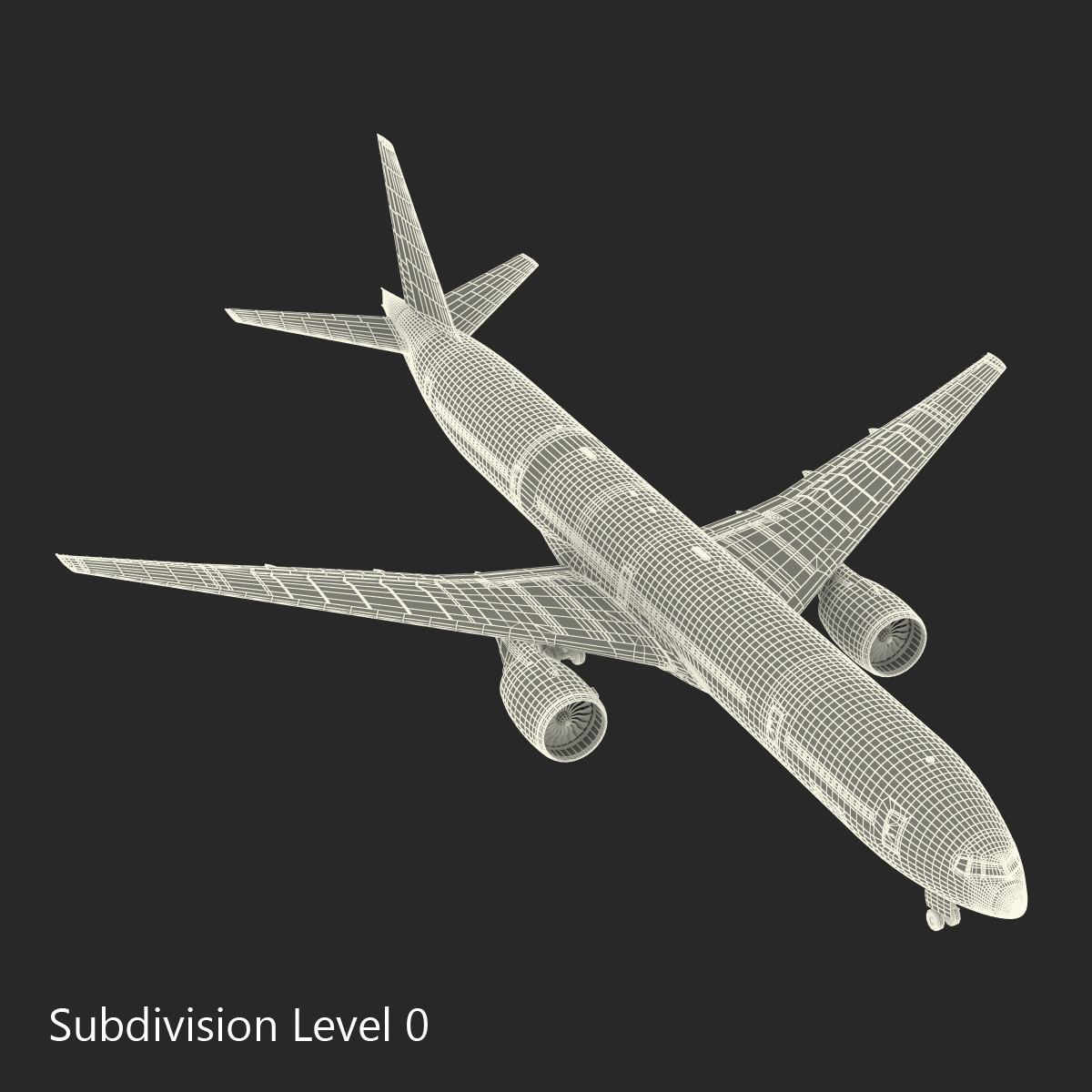 3D model Boeing 777 300 Singapore Airlines Rigged