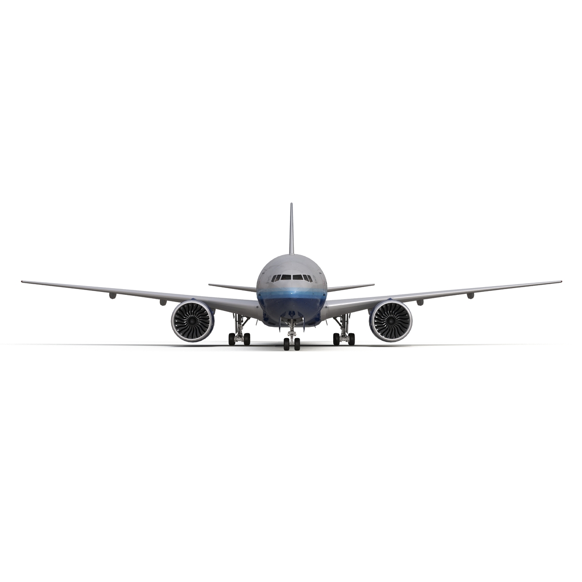 3D model Boeing 777 300 United Airlines