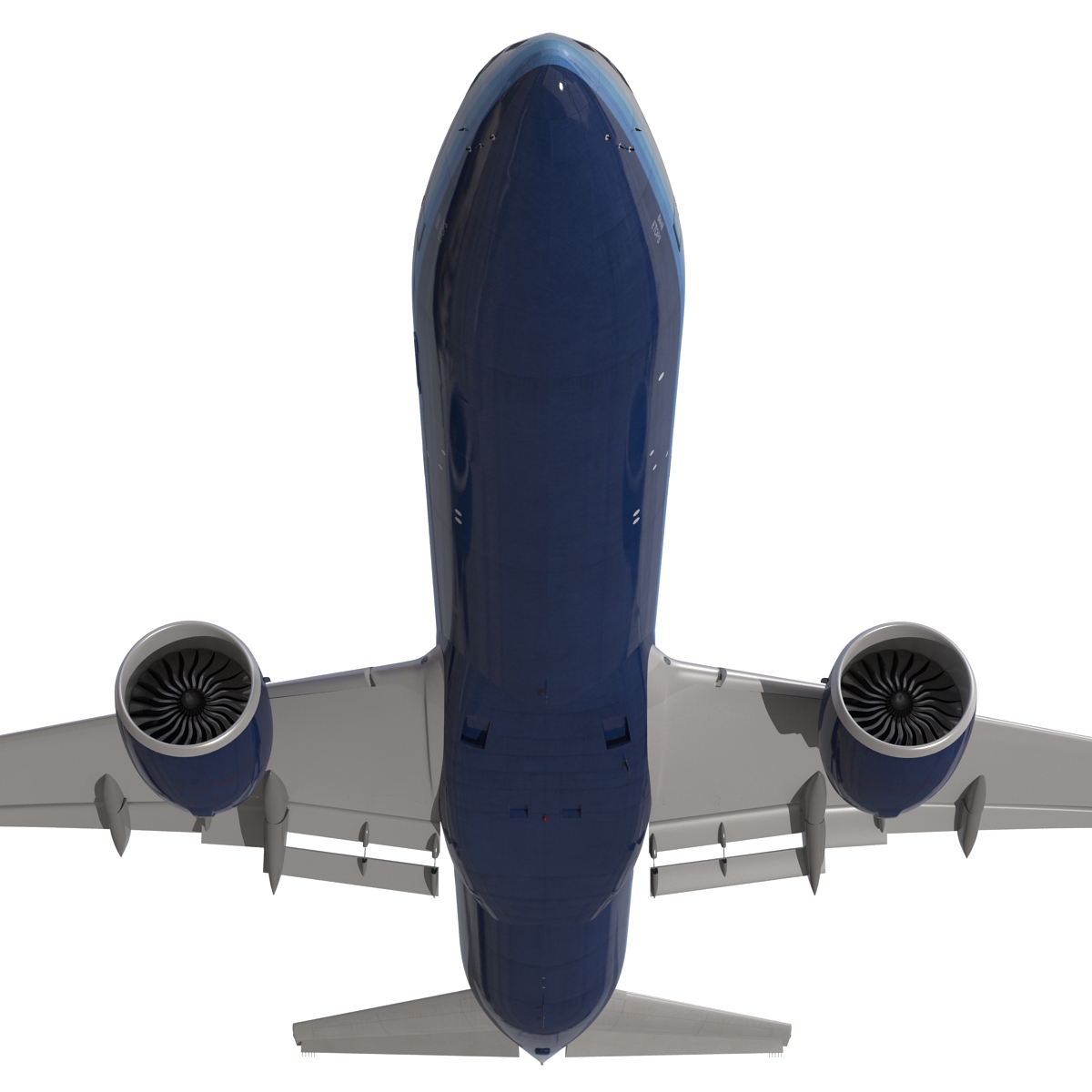 3D model Boeing 777 300 United Airlines