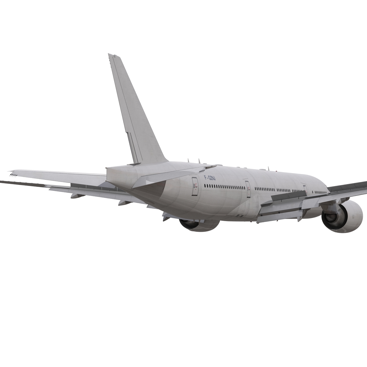 Boeing 777 200LR Generic 3D model