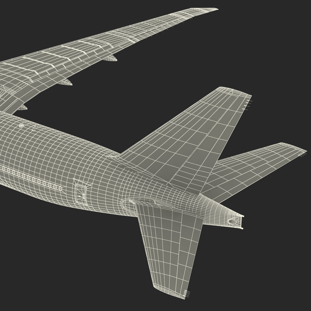 Boeing 777 200LR Generic 3D model