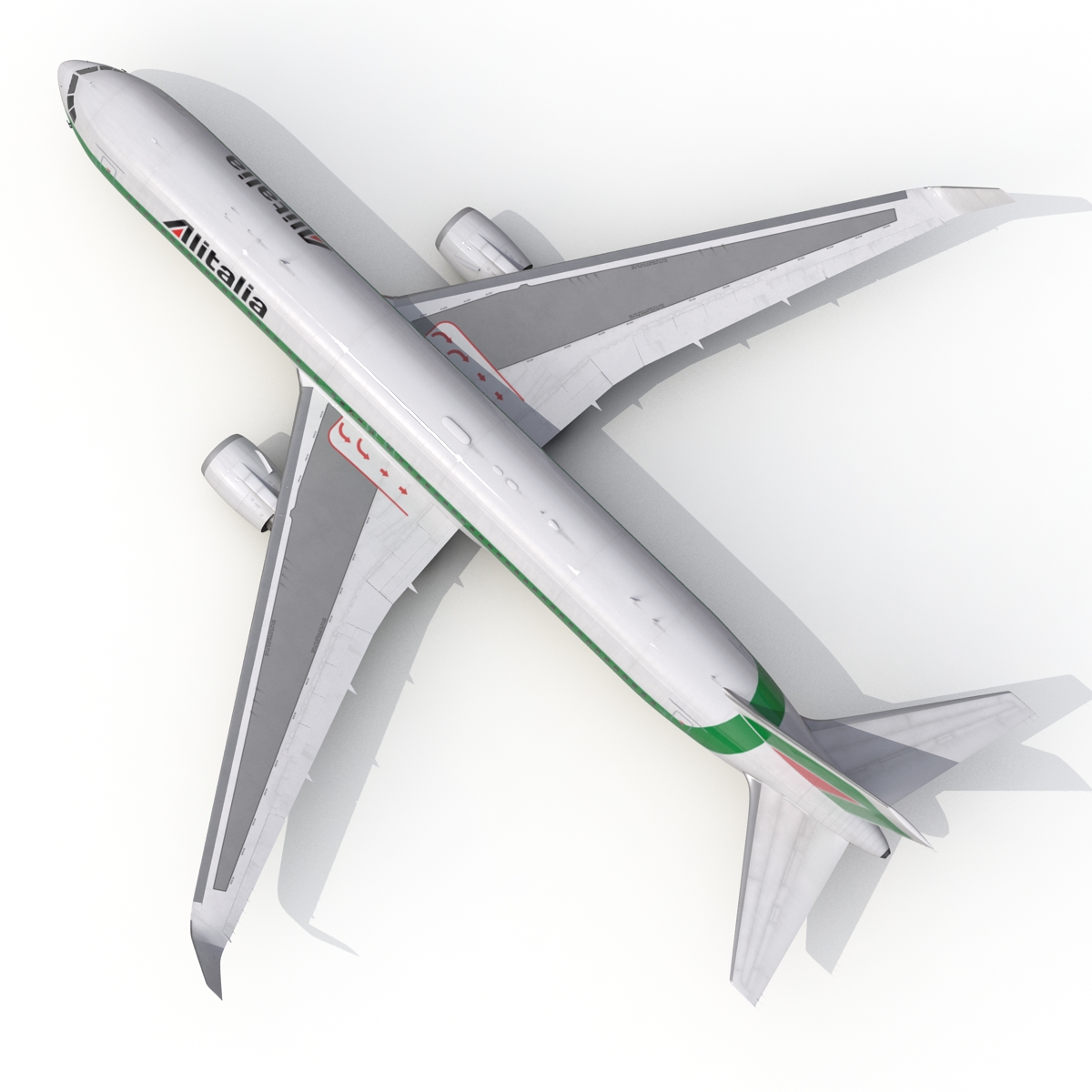 3D model Boeing 767 300ER Alitalia