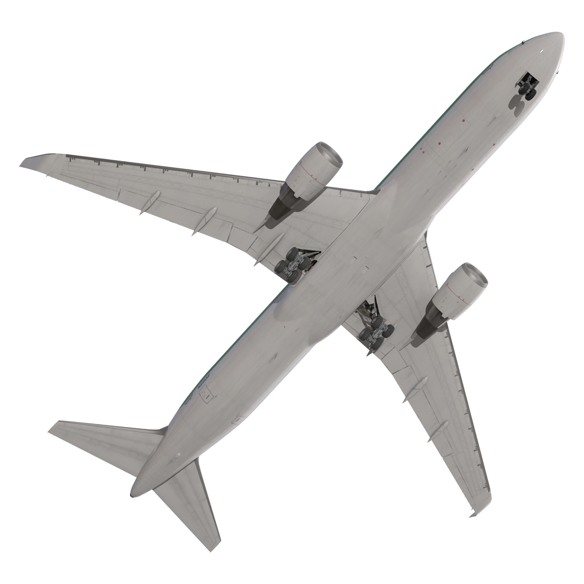 3D model Boeing 767 300ER Alitalia