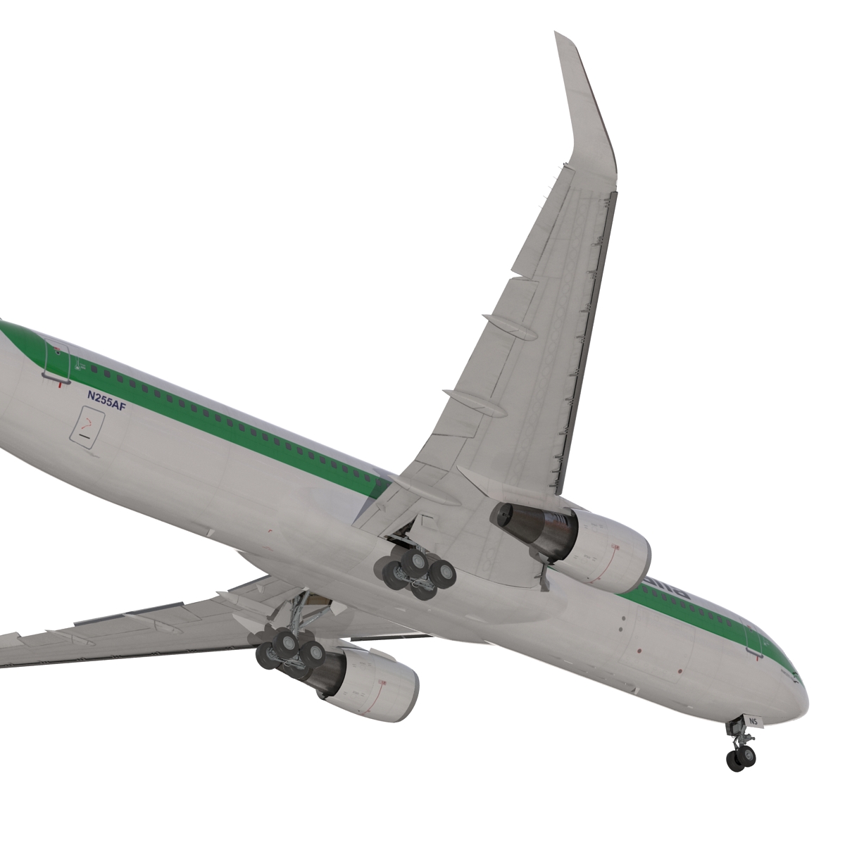 3D model Boeing 767 300ER Alitalia