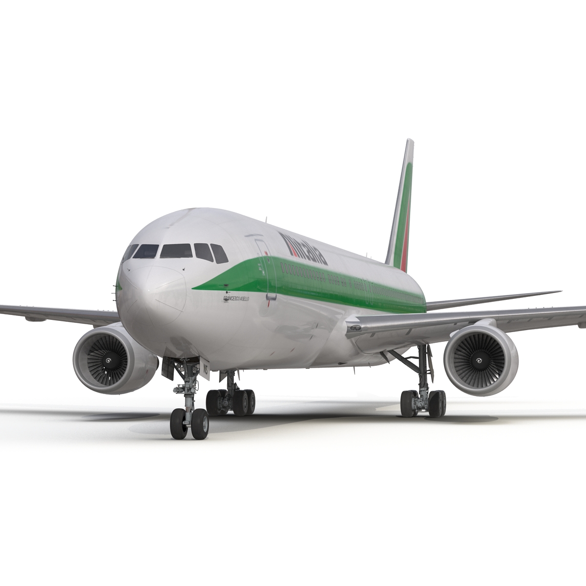 3D model Boeing 767 300ER Alitalia