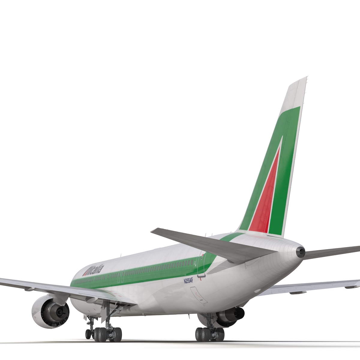 3D model Boeing 767 300ER Alitalia