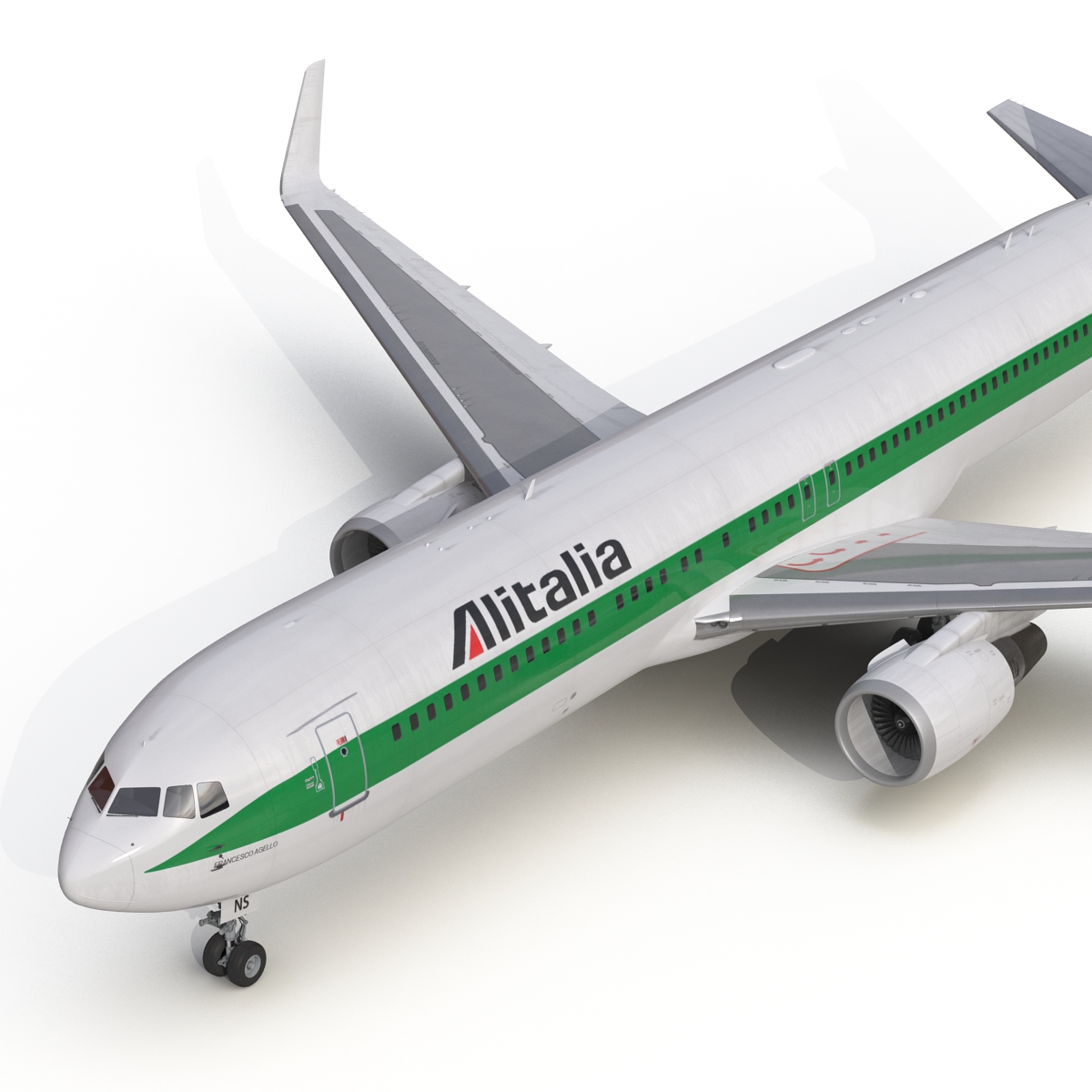 3D model Boeing 767 300ER Alitalia