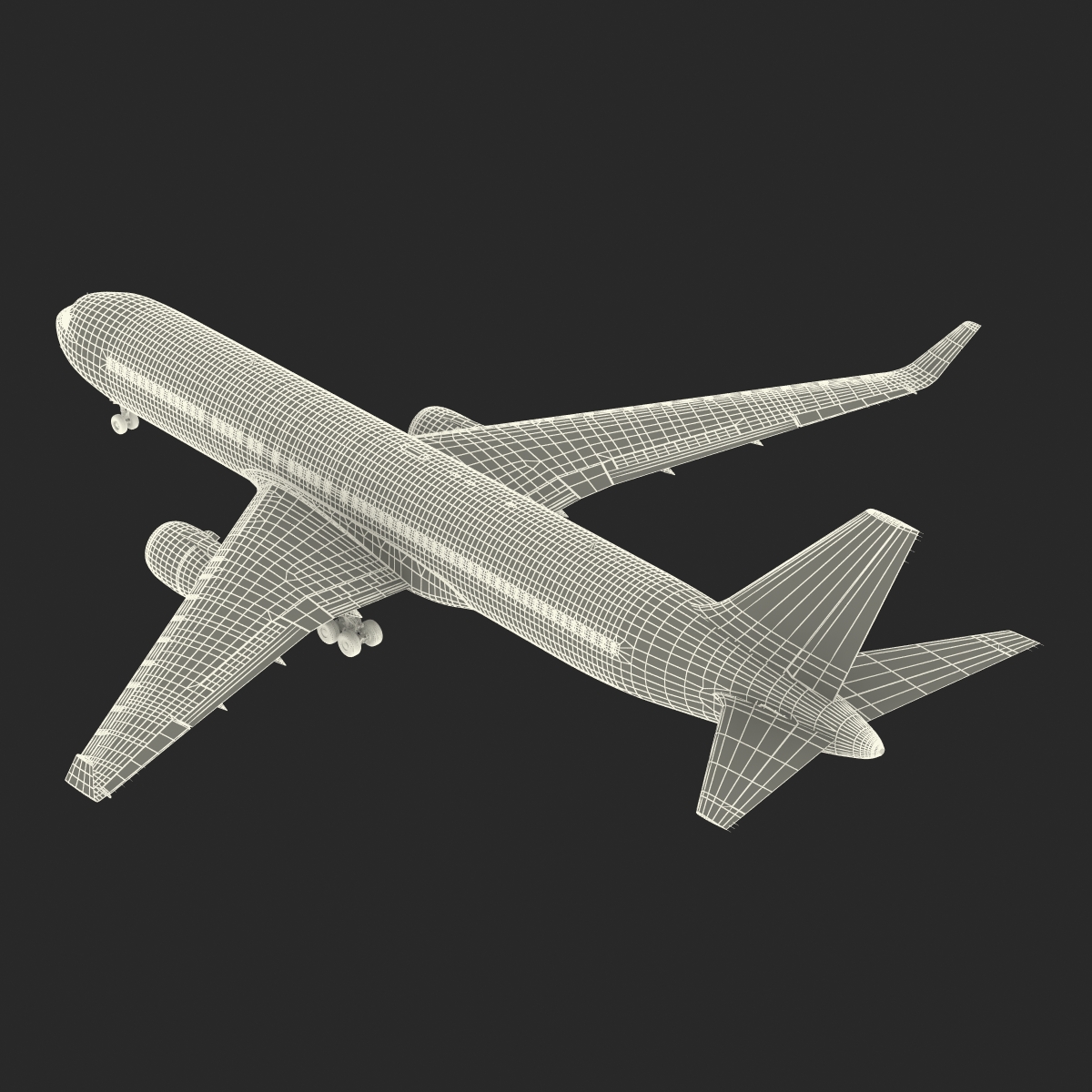 3D model Boeing 767 300ER Alitalia