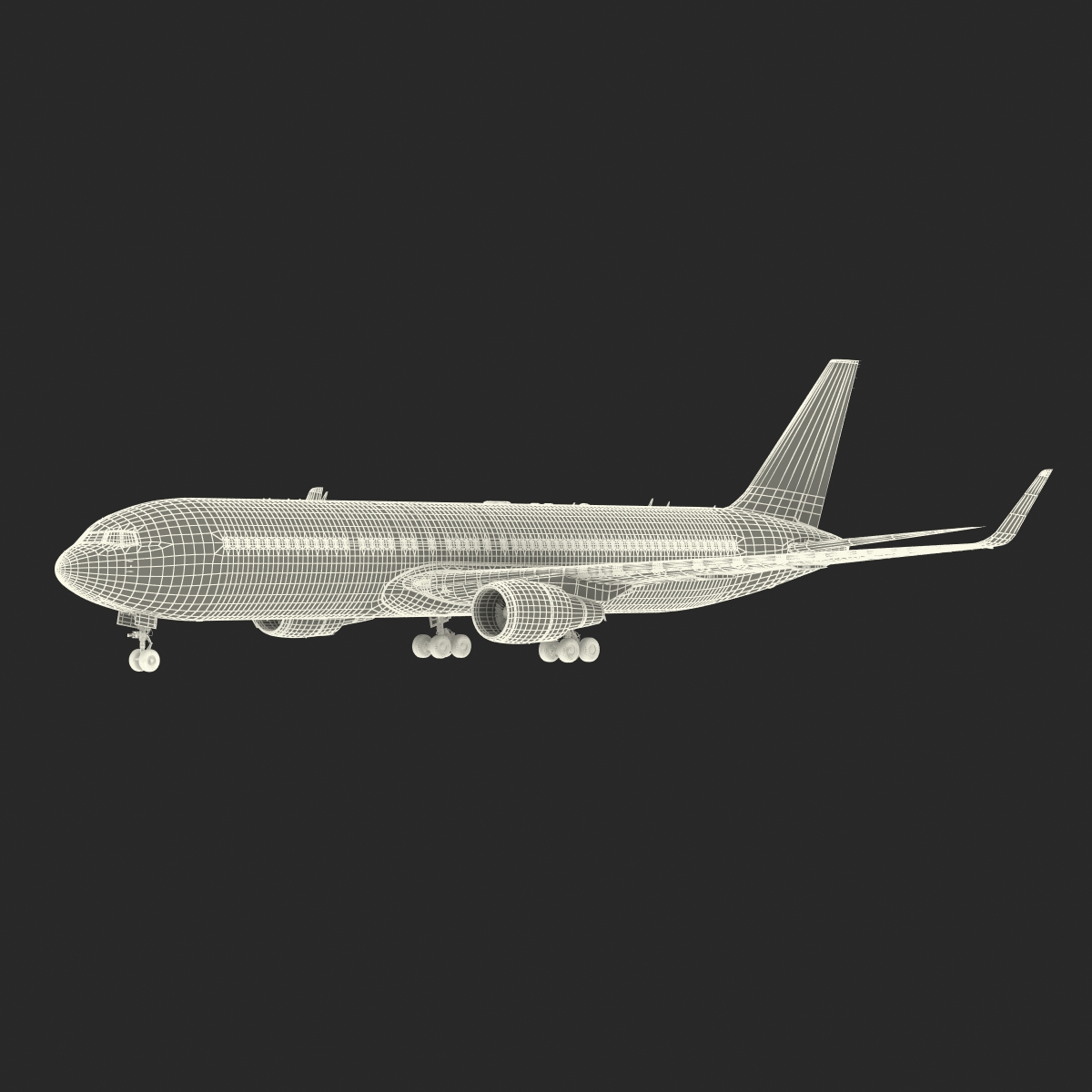 Boeing 767 300ER American Airlines 3D model