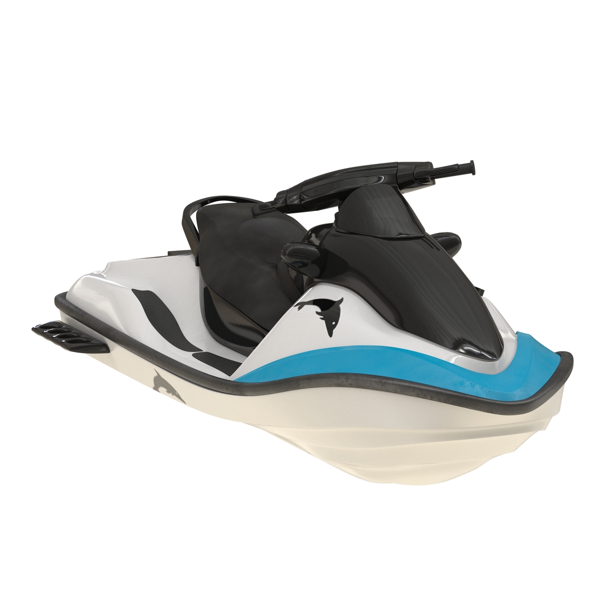 Jet Ski Generic Rigged 3D