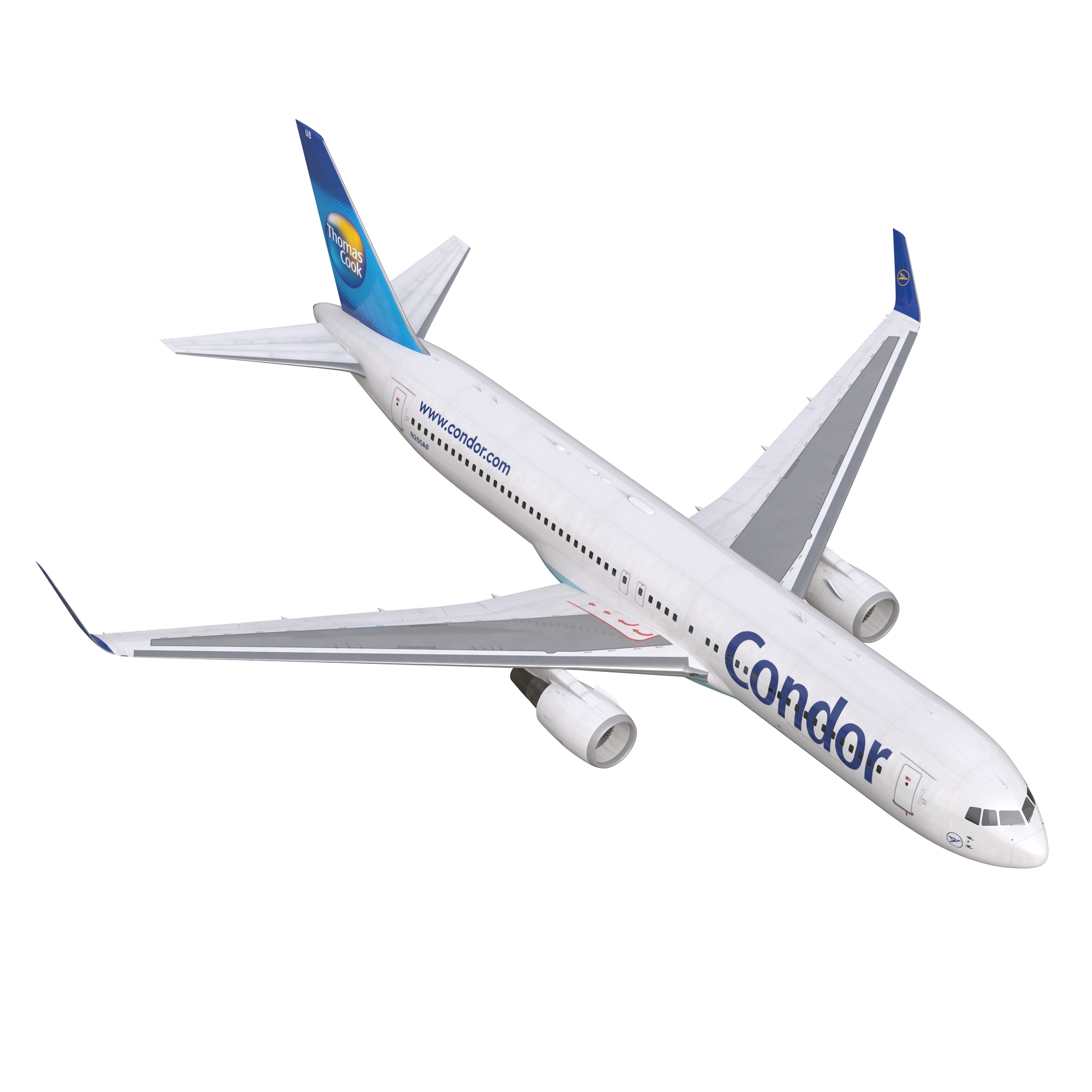 3D Boeing 767 300ER Condor Flugdienst Rigged