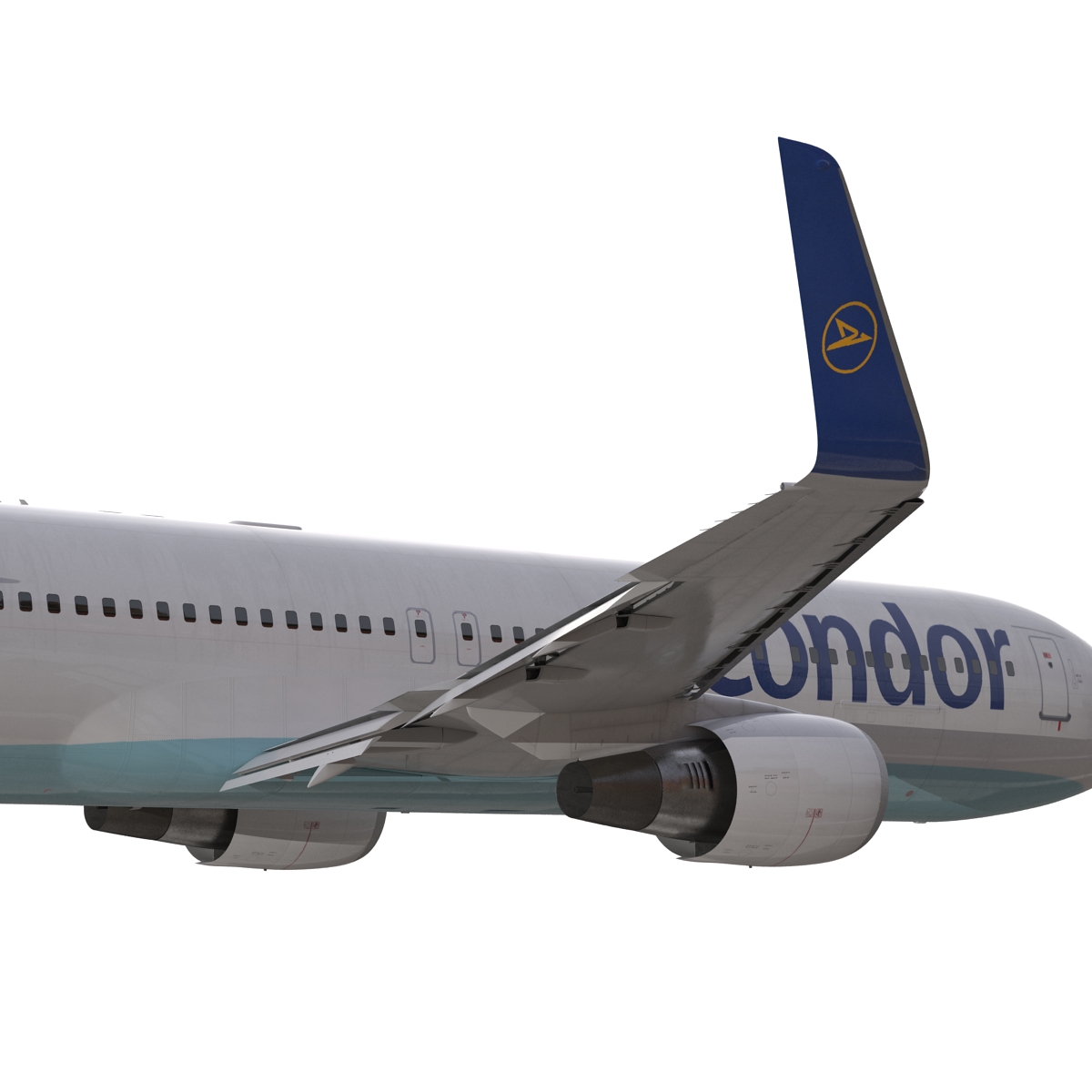 3D Boeing 767 300ER Condor Flugdienst Rigged