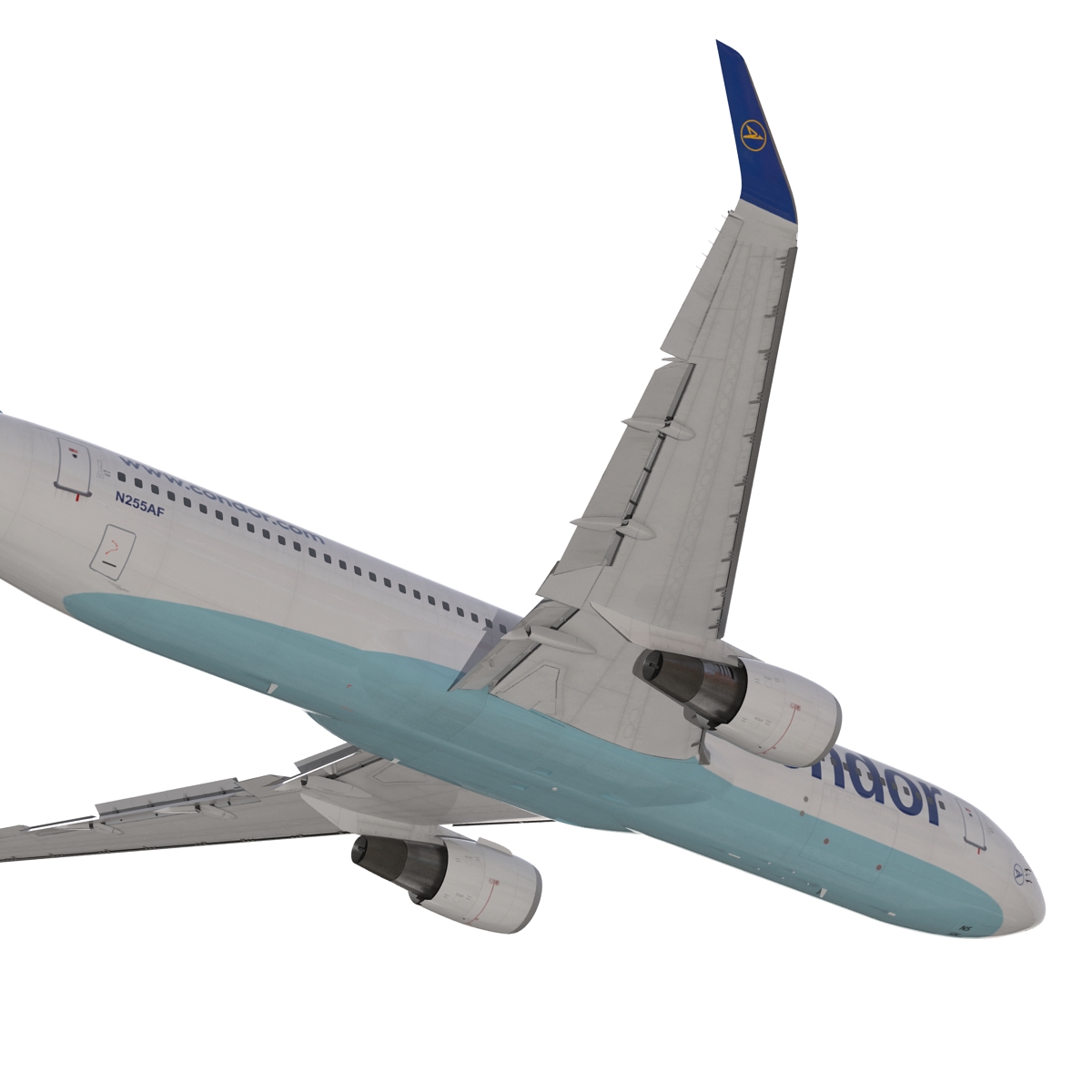 3D Boeing 767 300ER Condor Flugdienst Rigged