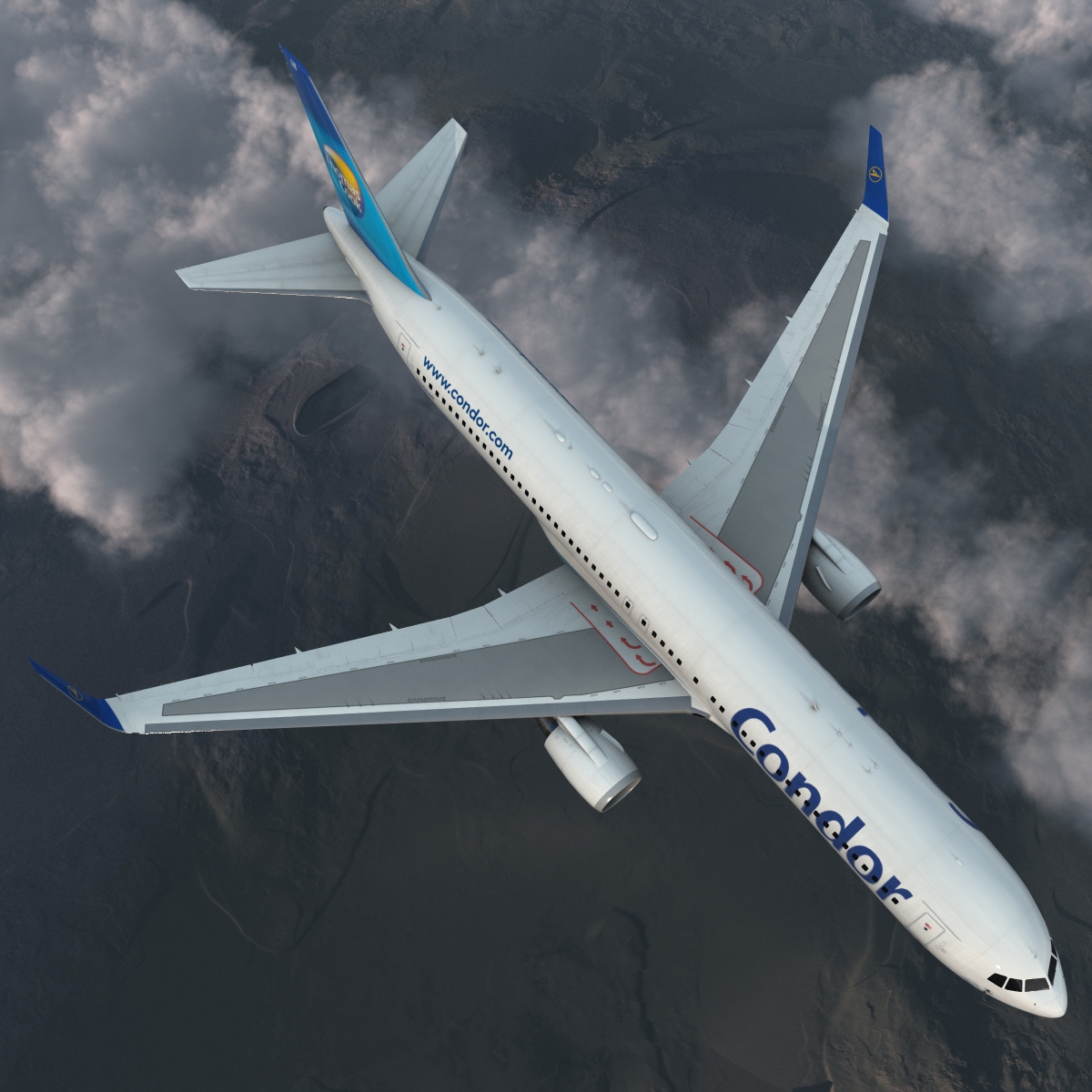 Boeing 767 300ER Condor Flugdienst 3D model