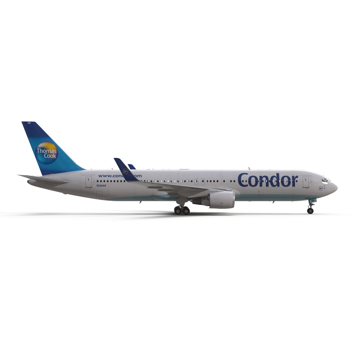 Boeing 767 300ER Condor Flugdienst 3D model