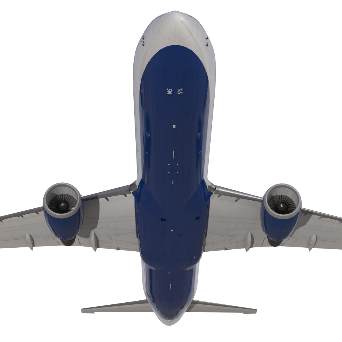 Boeing 767 300ER British Airways Rigged 3D model