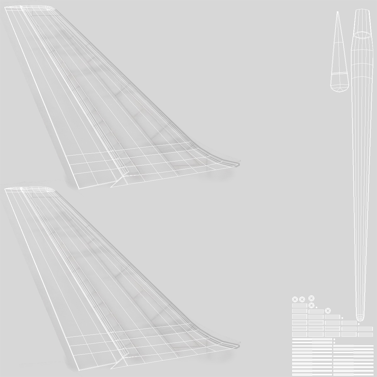 Boeing 767 300ER British Airways Rigged 3D model