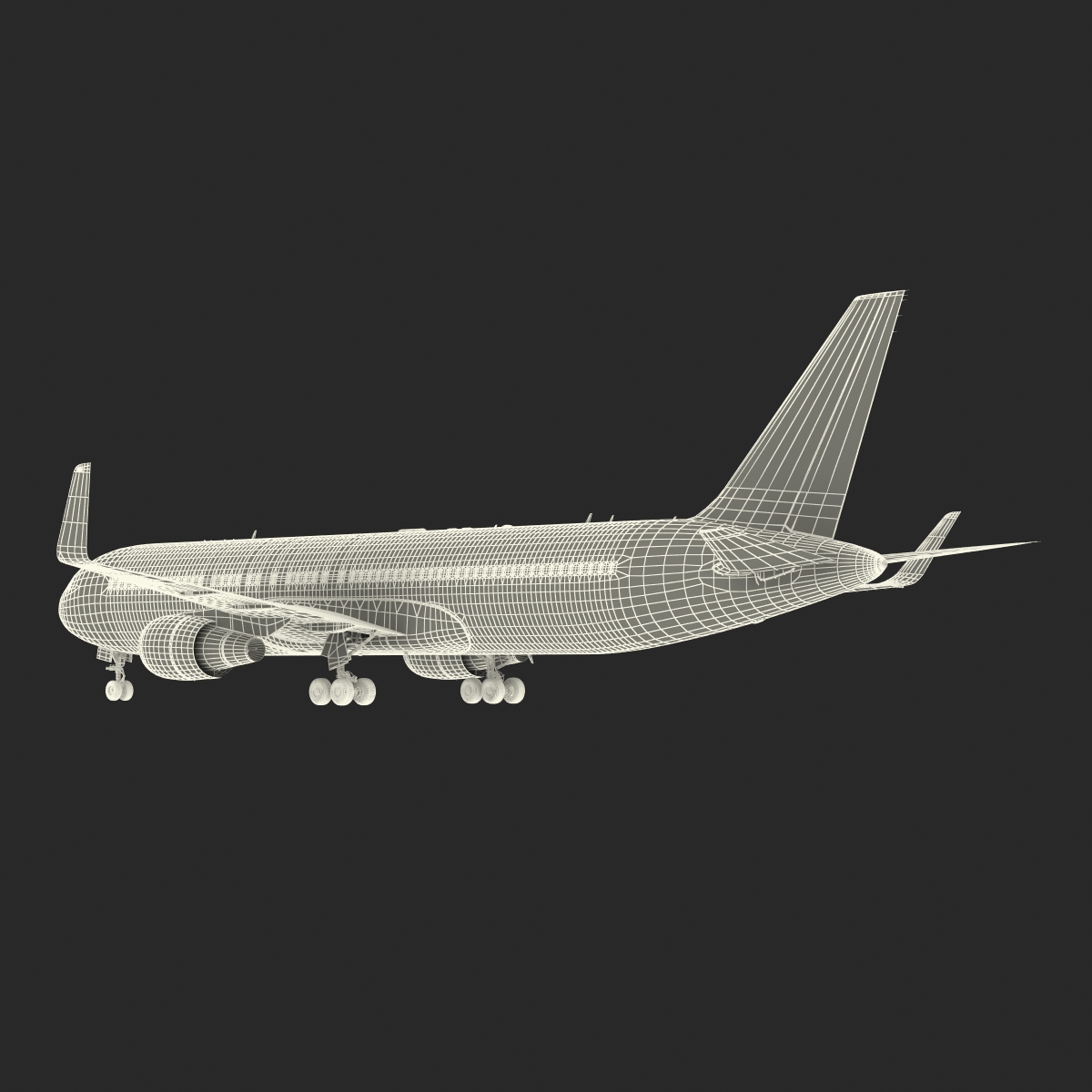 Boeing 767 300ER British Airways Rigged 3D model