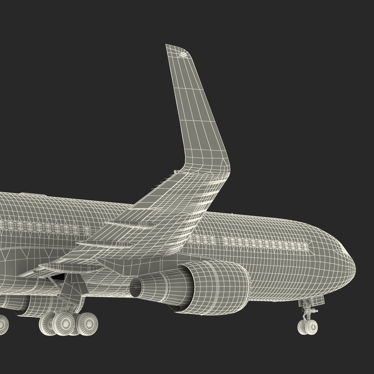 Boeing 767 300ER British Airways Rigged 3D model